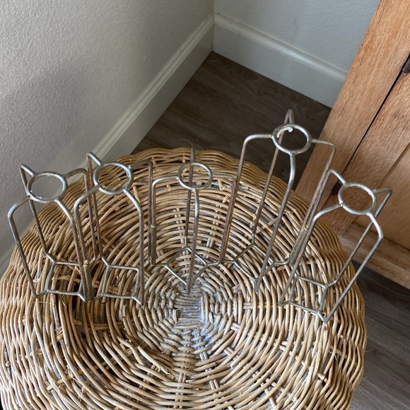 Gold vase holder / candle holder - Picture 2 of 4